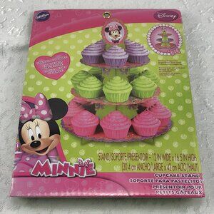 Disney Minnie Mouse Three-Tier Cupcake Stand Size 12”x16½” New in Sealed Package
